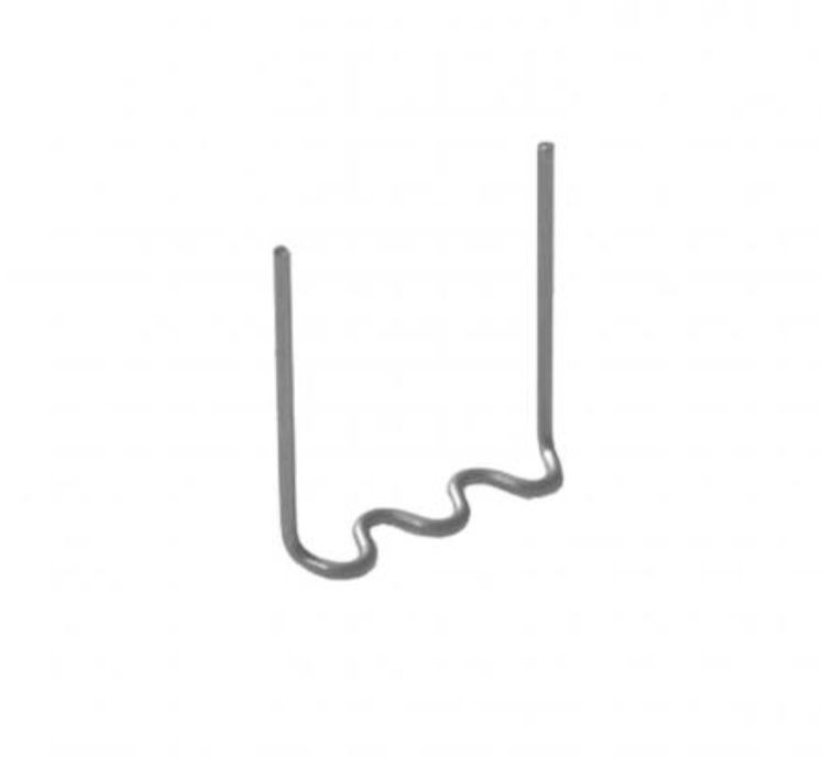 Grampo Soldar plástico UNIPLAST 0,8mm "U" (saco 100 unidades)