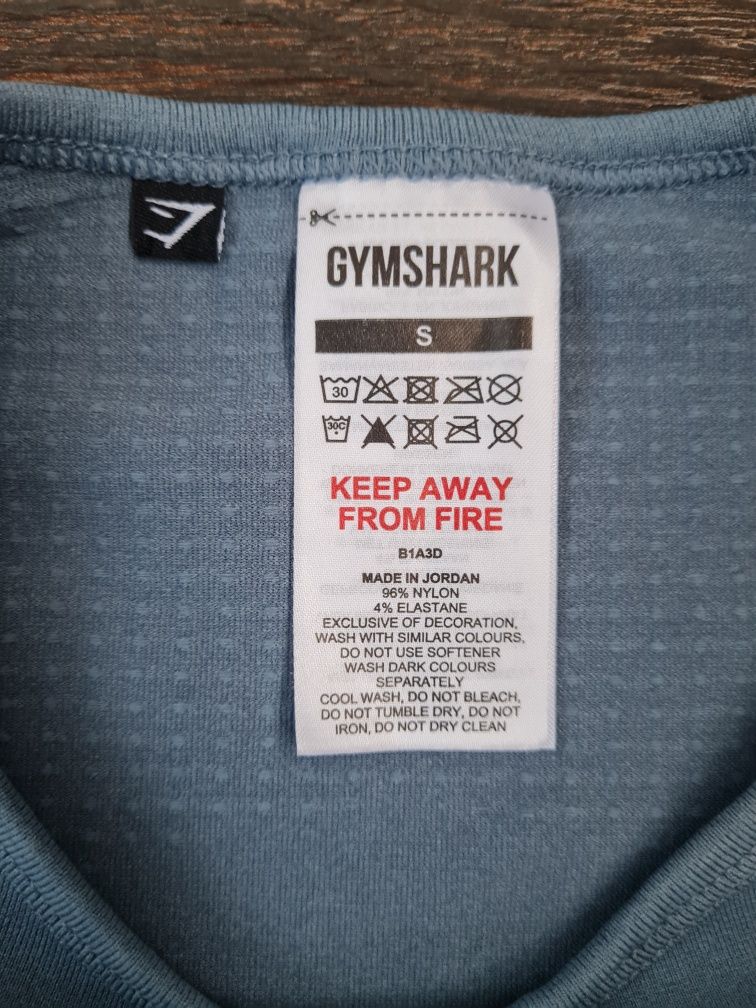 Спортивний лонгслів/топ с довгим рукавом жіночий Gymshark орігінал р.S