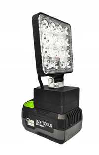 Lampa latarka na baterie akumulator LUX Tools 20V