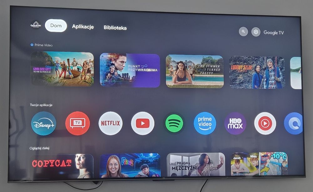 Telewizor TCL 85P745 85" LED 4K 60Hz Google TV Dolby Vision Dolby Atmo