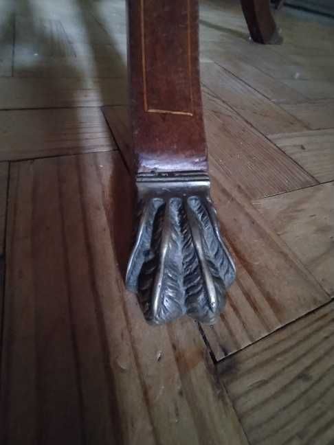Mesa de jantar antiga extensível | madeira de qualidade