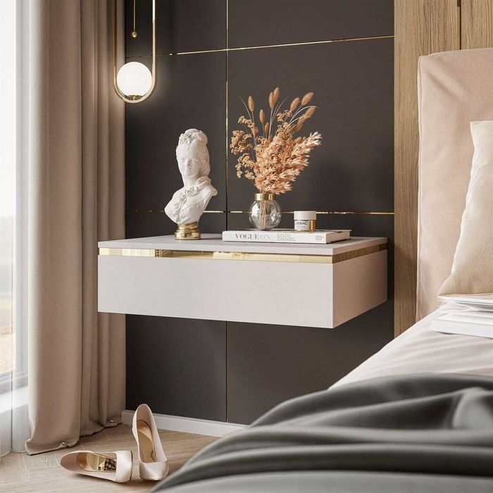 Stolik nocny ROYAL Kaszmir od buenodesign.pl