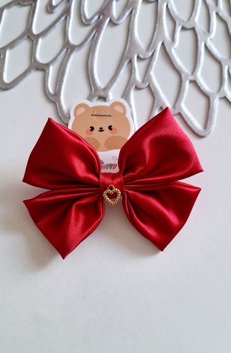 Kokardka do wózka niemowlęcego przypinka nowa