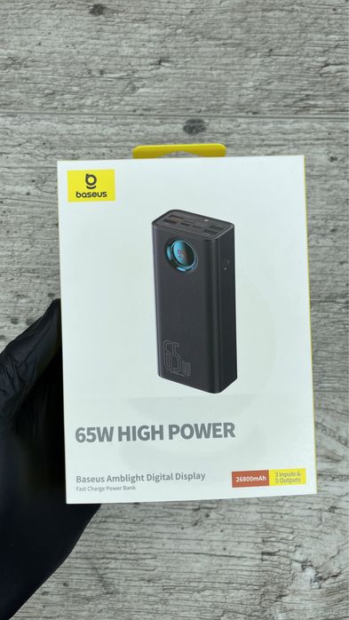 Новінка Powerbank Baseus 26800 mAh 65W відгуки на фото