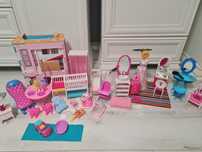 Domek barbie mebelki akcesoria