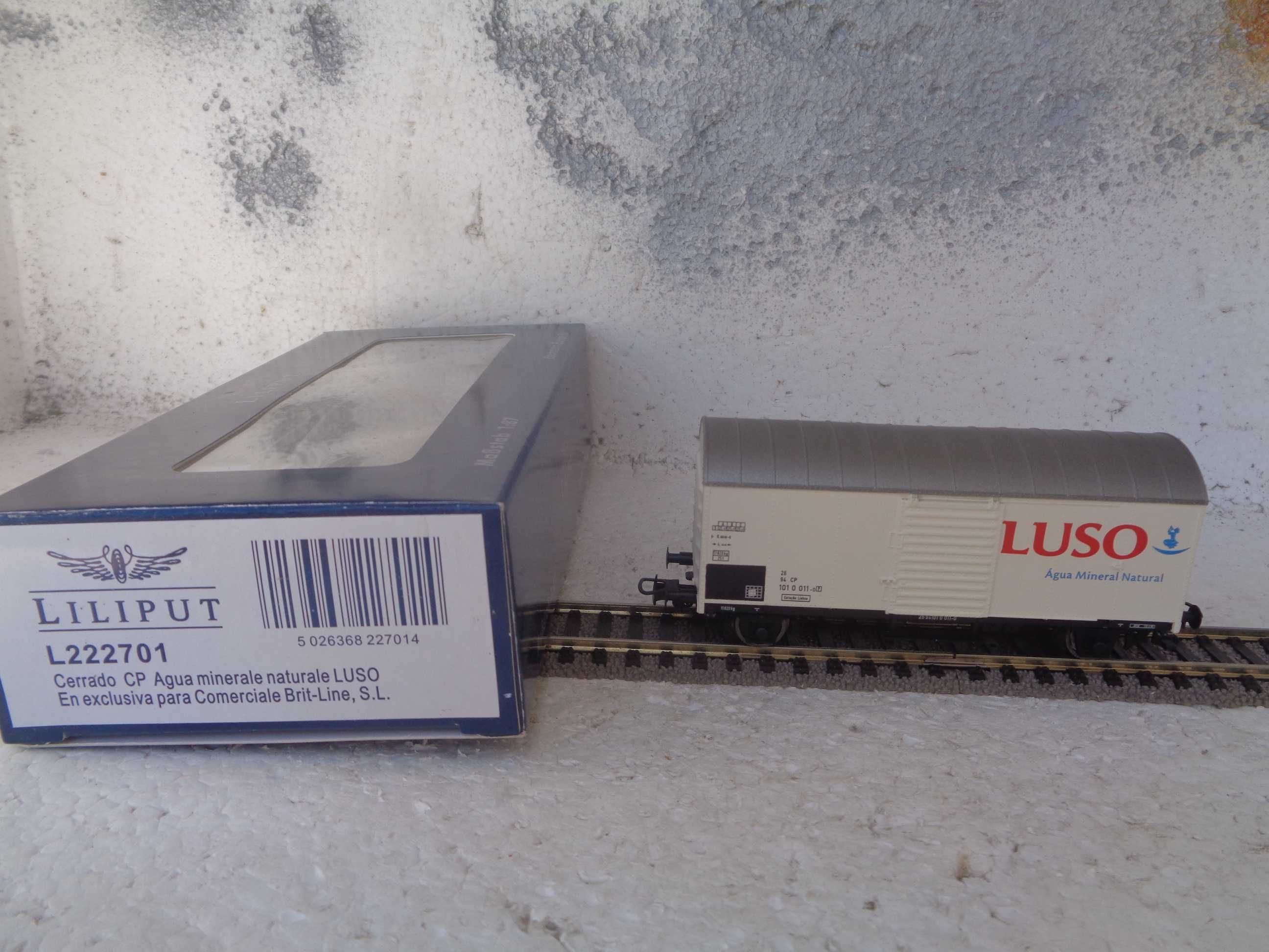 1:87 Liliput CP LUSO carruagem mercadorias Refª L222701