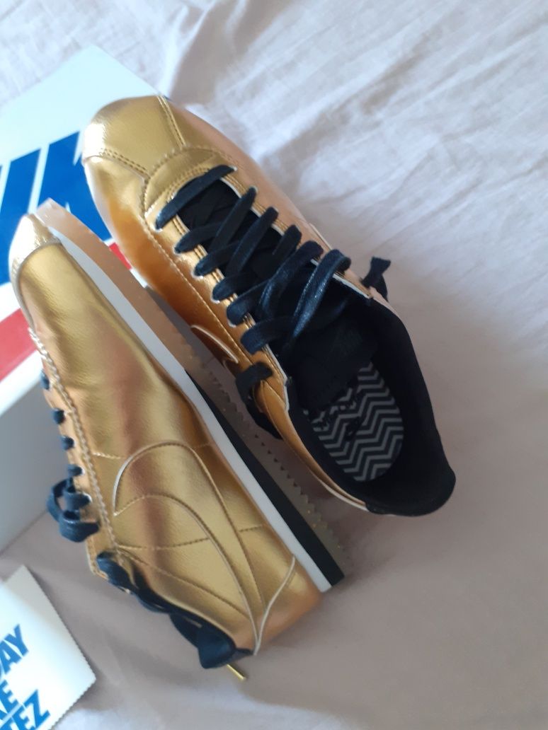 Nowe buty Nike cortez Gold edycja limited