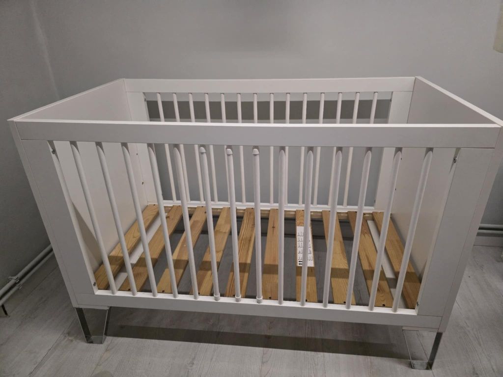 Klupś Łóżeczko Blanka 120x60 białe