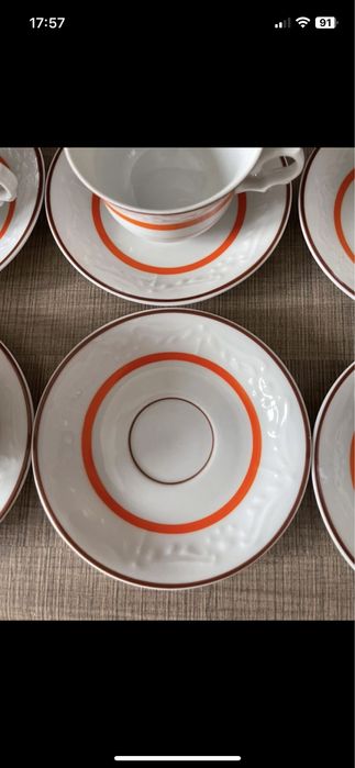 Zestaw do herbaty vintage porcelana