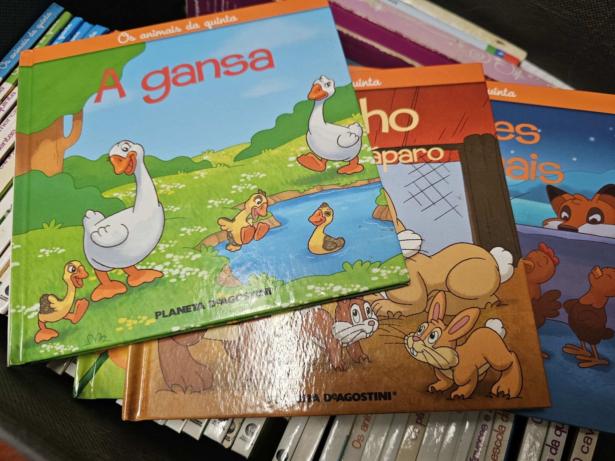 Coleção de livros "Os animais da quinta" + figuras