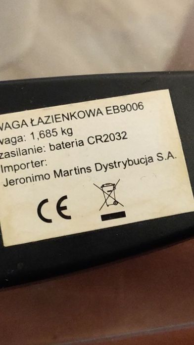 Waga łazienka szklana EB9006 łazienkowa do łazienki podłogowa