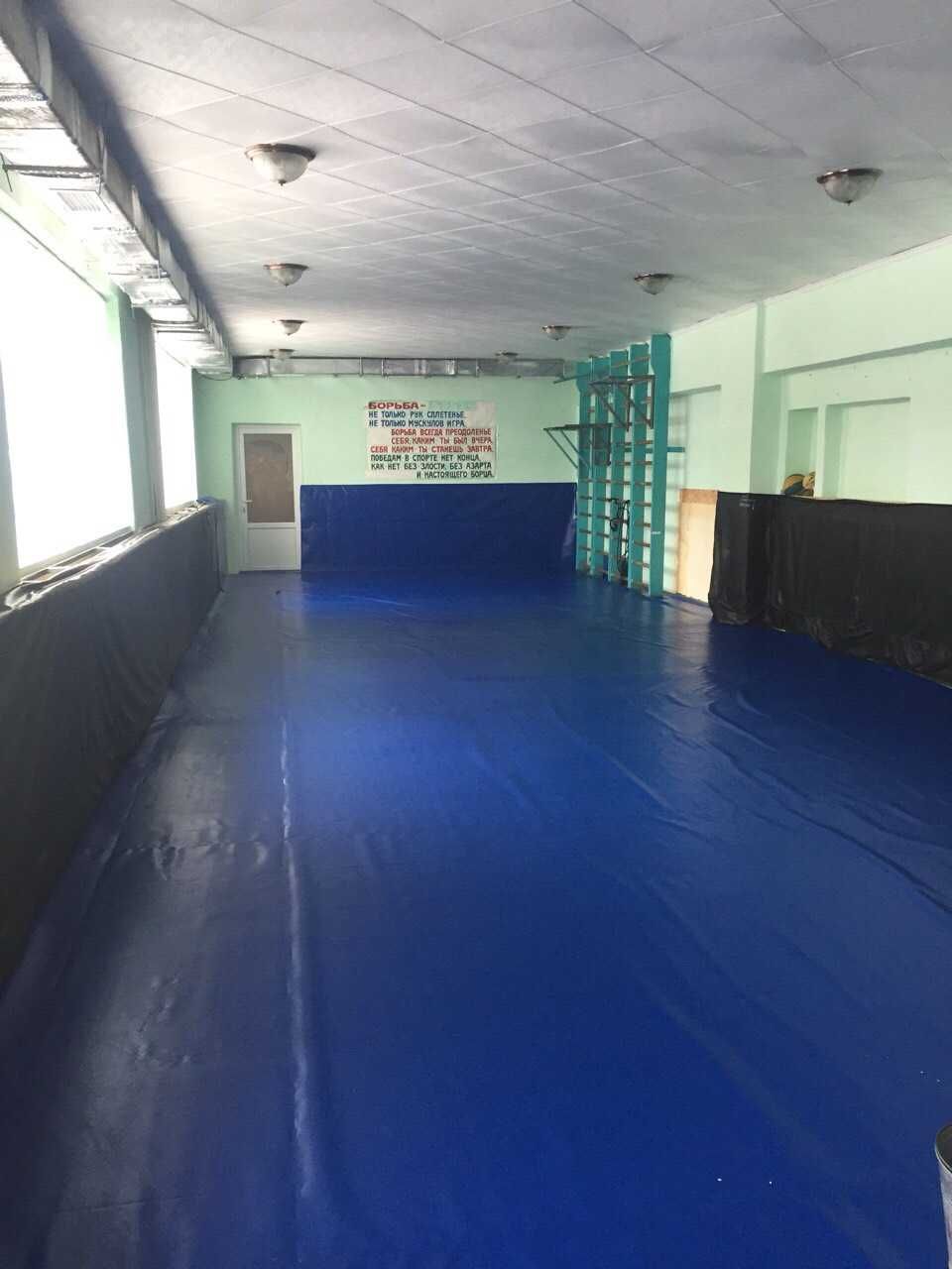Ковер для борьбы одноцветный (борцовская покрышка)