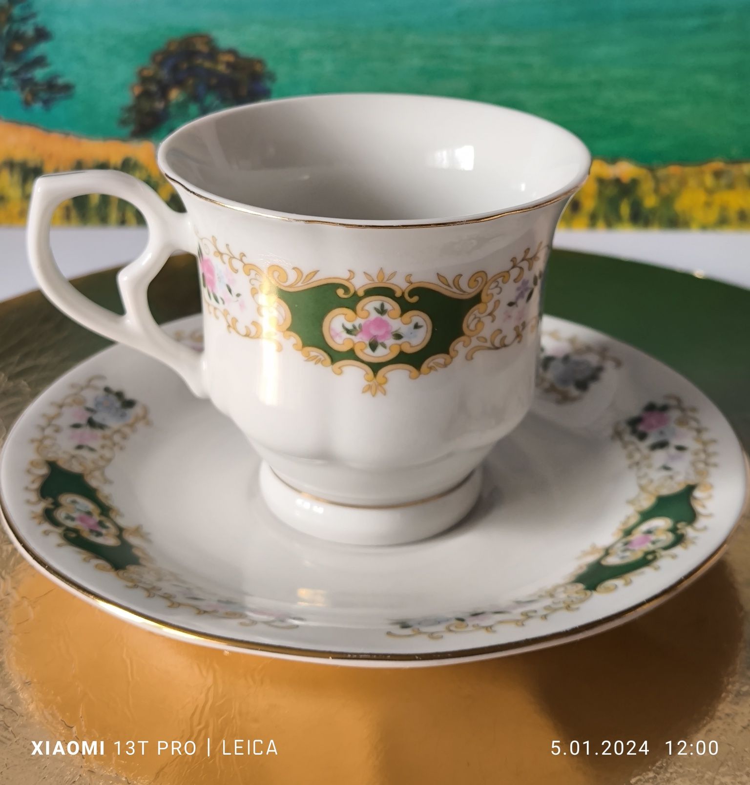 Filiżanki piękna stara porcelana Chińska