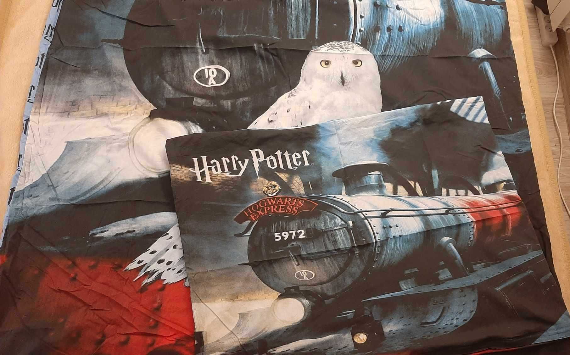 Pościel 140x200 Harry Potter Hogwart Hedwiga Sowa