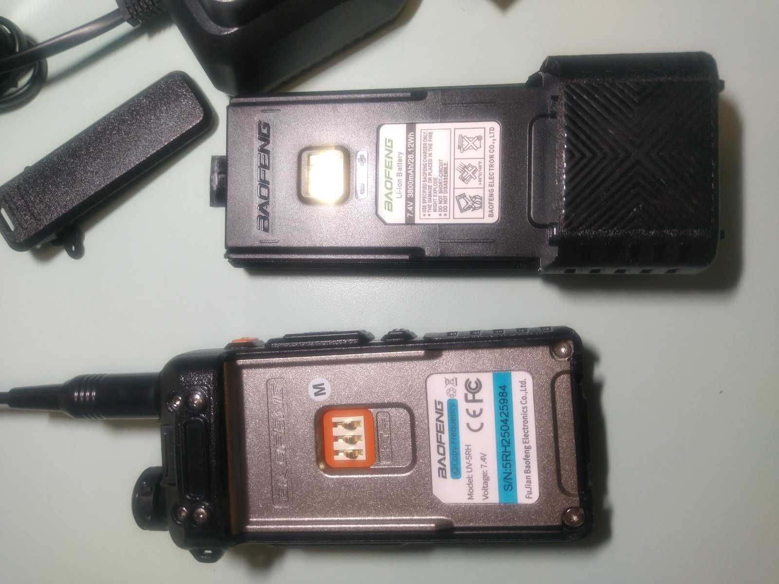 Nowy Radiotelefon Baofeng UV-5RH Zaprog USB-C MEGA Bateria