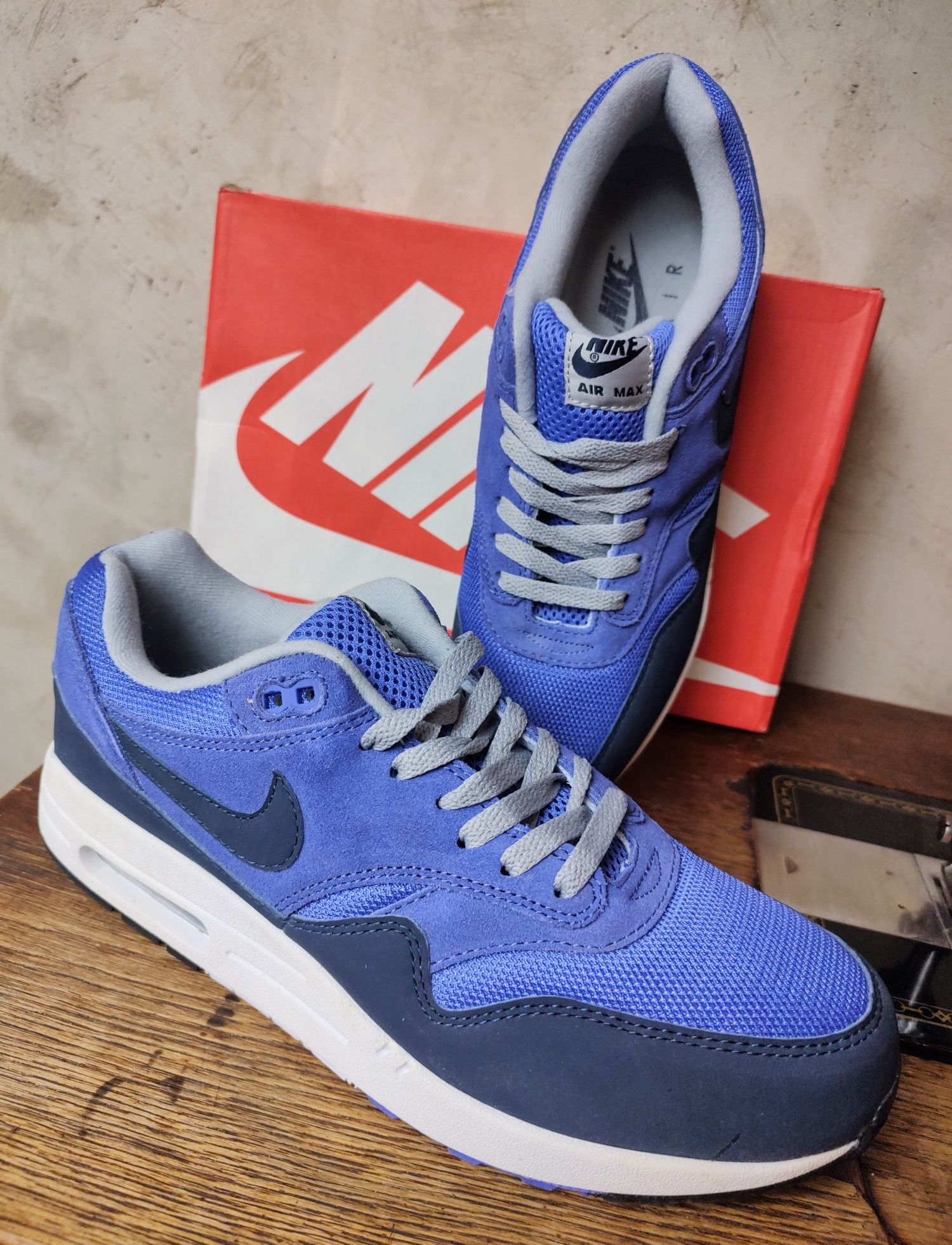NIKE AIR MAX 1 - buty męskie (44 / 28cm) fioletowe / nowe Warszawa / 2