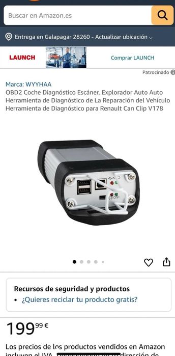 Diagnóstico de carro Renault Clip classe A