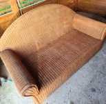 Kanapa sofa prawdziwy ratan