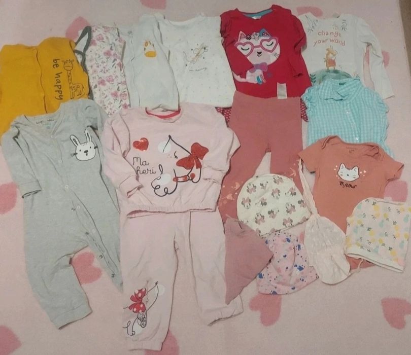 Paka ubranek 86 piekne