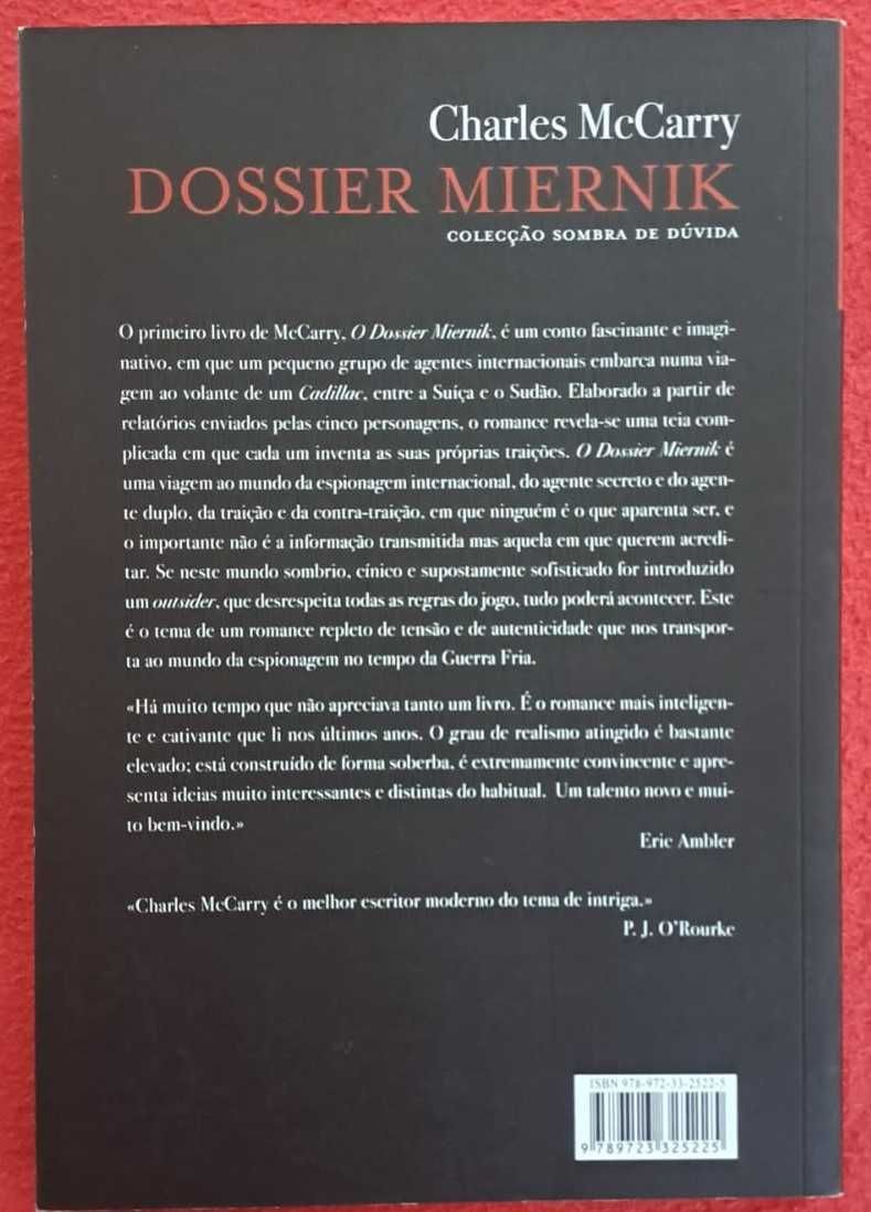 Portes Incluídos - "Dossier Miernik" - Charles McCarry