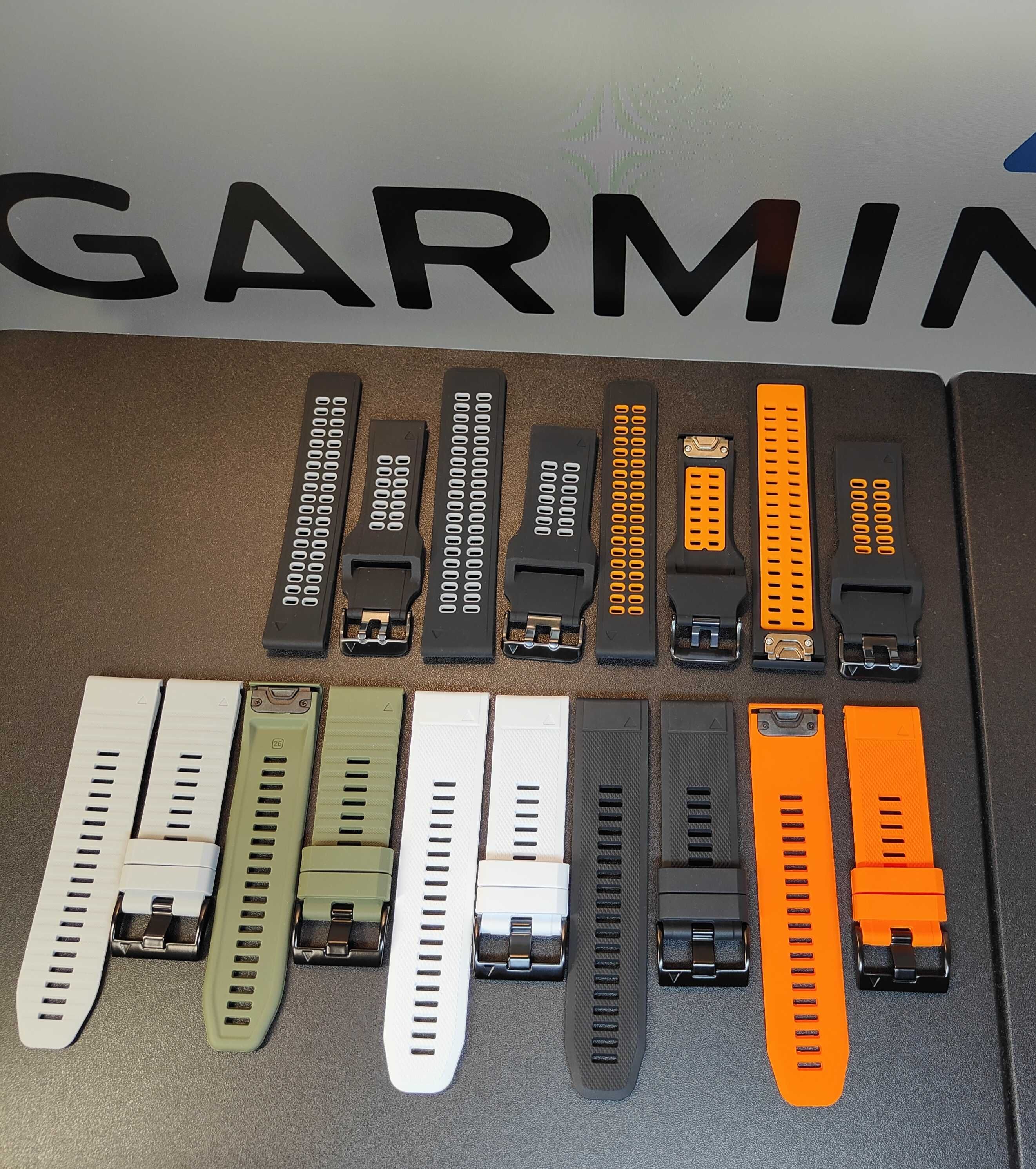 Ремінець Garmin 22 mm, 26 mm, софт тач силікон, QuickFit кріплення