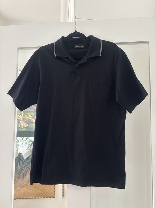 VISTULA czarna koszulka polo L / XL