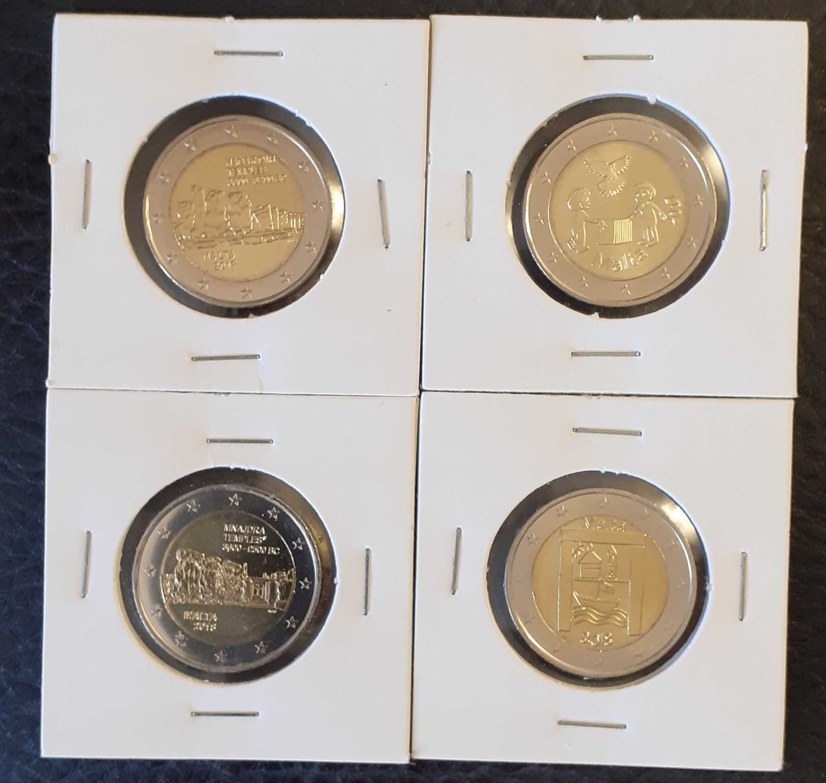 Moedas comemorativas UNC - 2 euro - MALTA