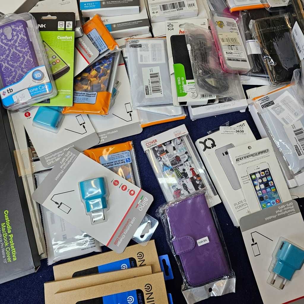 Karton Paleta Hurt Etui, Case, Szkła, GSM, Adaptery Paczka - 100 SZTUK