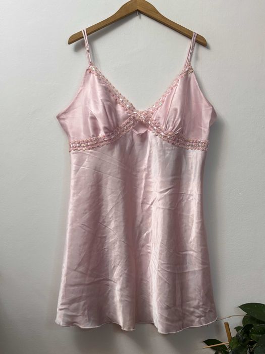 Koszulka nocna piżama koszula piżamka satynowa Intimate Attitude XL 42