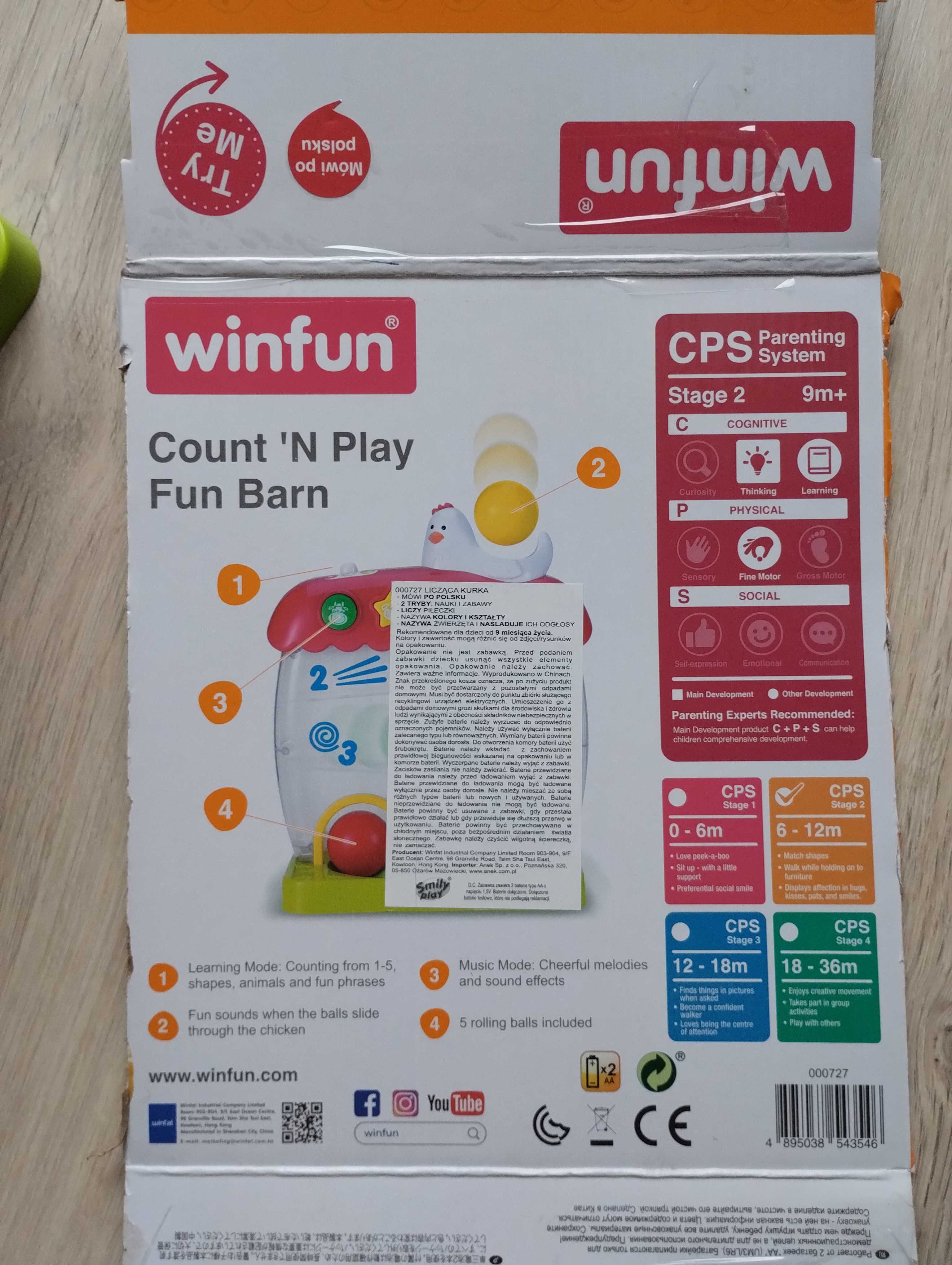 Licząca kurka koko winfun Smily Play 9m+