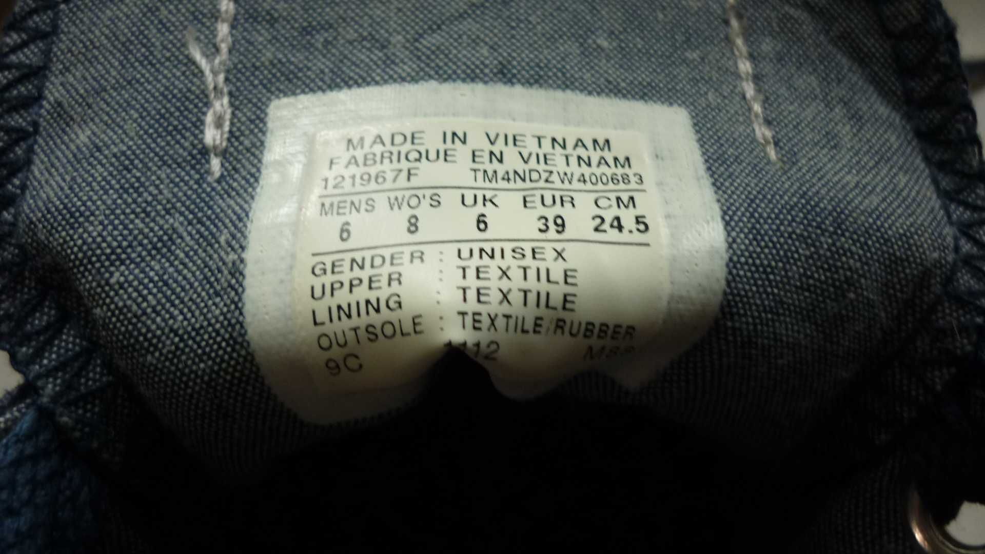 Converse- granatowe  r; 39