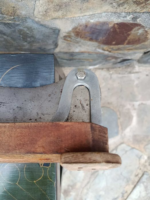 Grande Faça Corte Bacalhau Antiga Nova Robusta e Afiada 60 cm