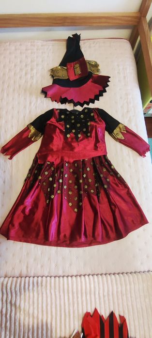 Vestido fantasia Halloween Bruxa