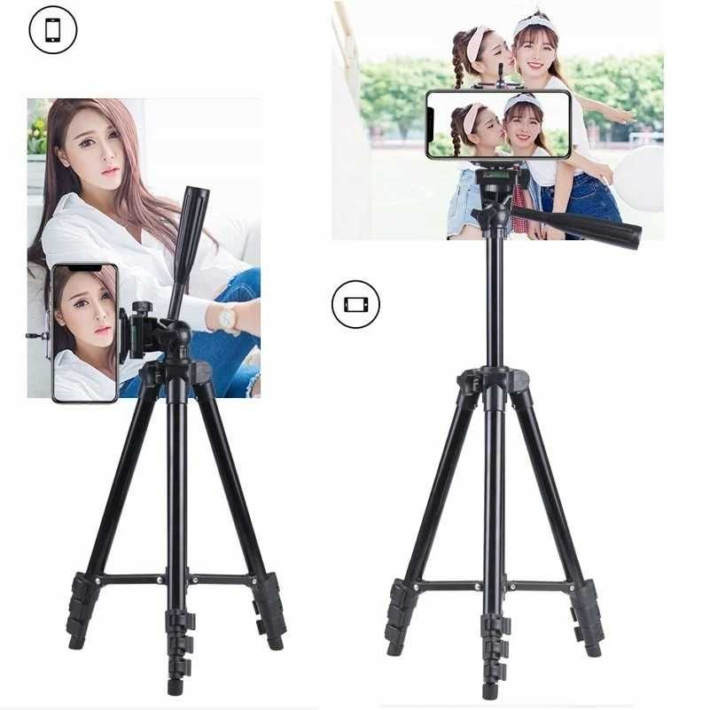 STATYW NA APARAT telefon stojak tripod 103cm uchwyt zdjęć z pilotem g