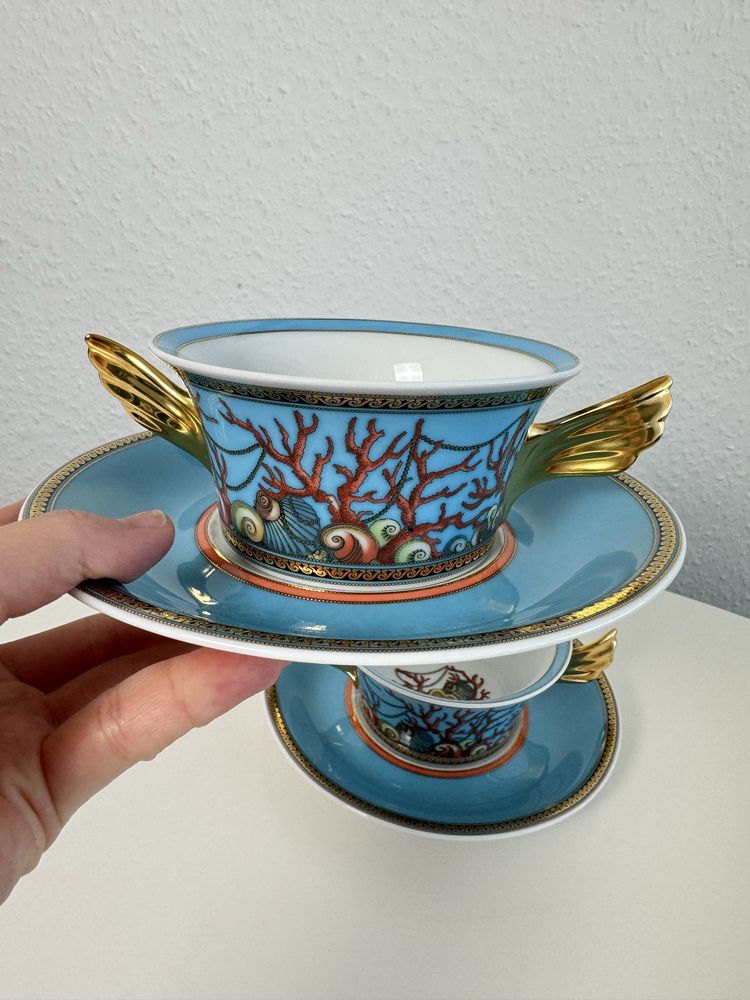 Bulionówka Ze spodkiem Rosenthal Versace Medusa