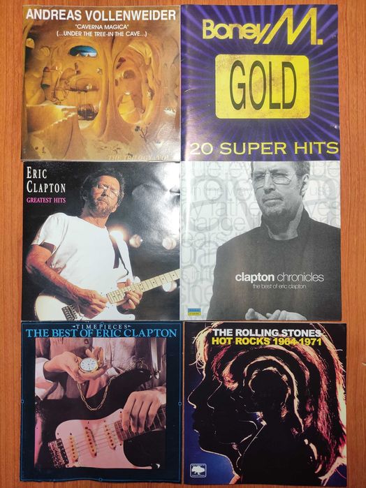 Колекція СД дисків з різною музикою