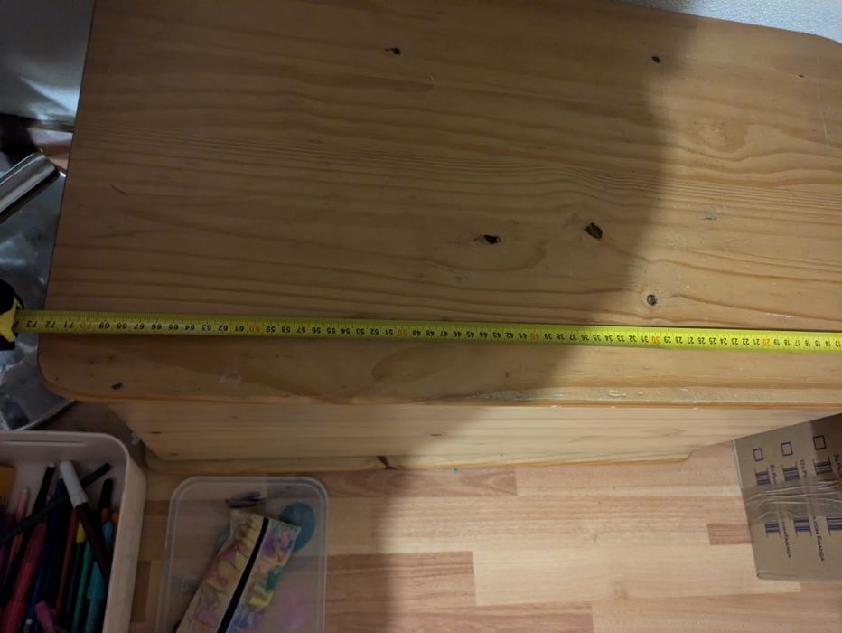 Baú madeira quarto criança