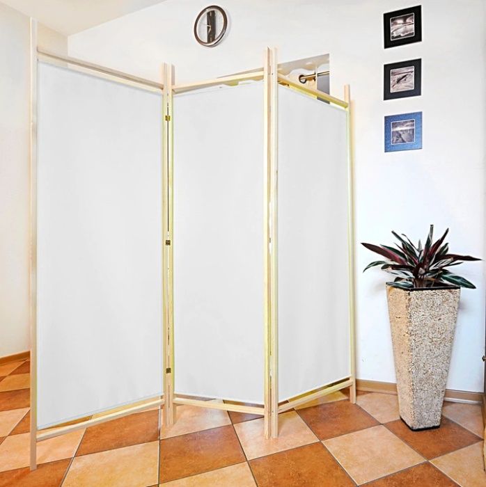 Parawan dekoracyjny pokojowy biały promo 1 skrzydło 95 zł