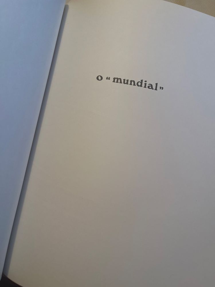 Livro O “Mundial” de José Maria Furtado