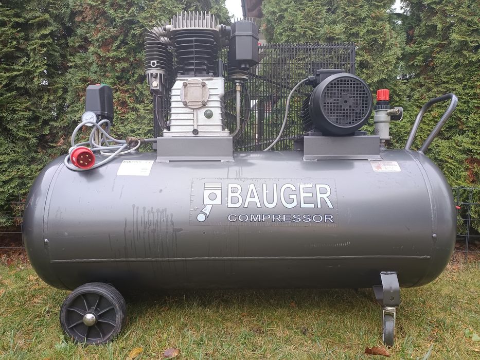 Duża Niemiecka Sprężarka Kompresor dwutłokowy Shamal 270l K28 400v