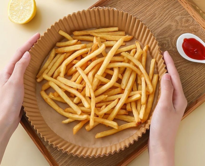Papier pieczenia wkład frytkownicy powietrznej AIR FRYER 20cm 100szt