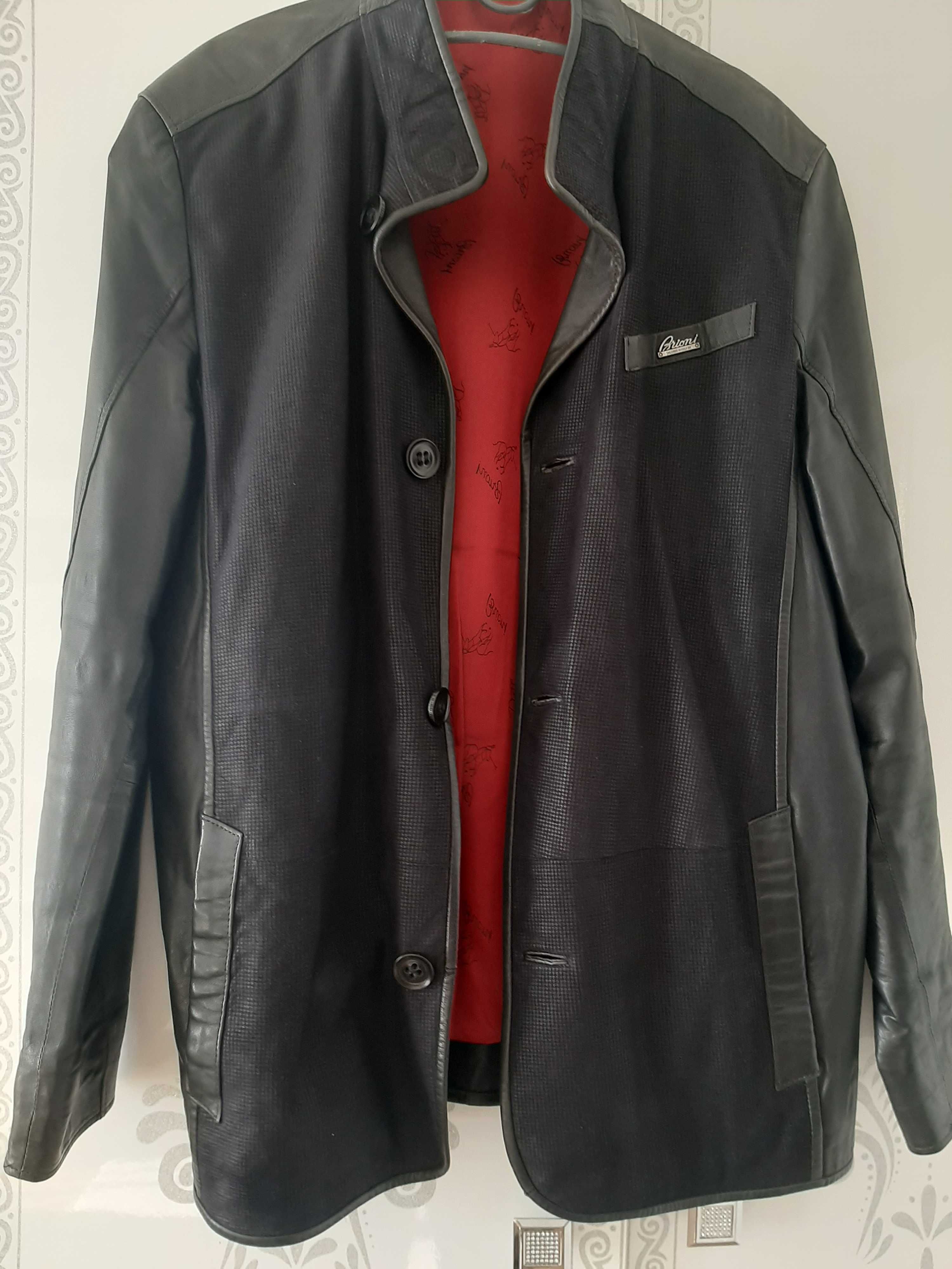 Шкіряна куртка, Brioni, Італія, 52-54 розміру