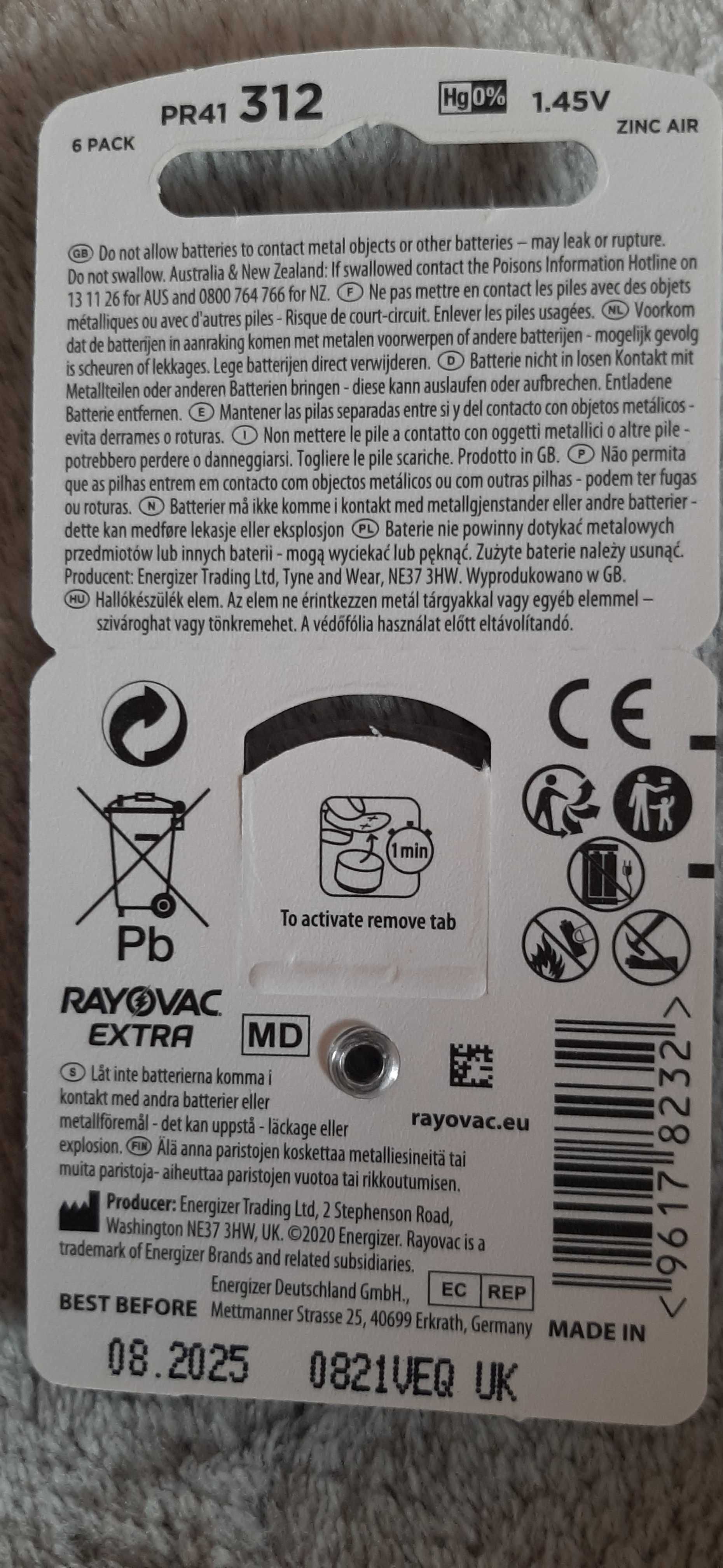 Sprzedam baterie RAYOVAC