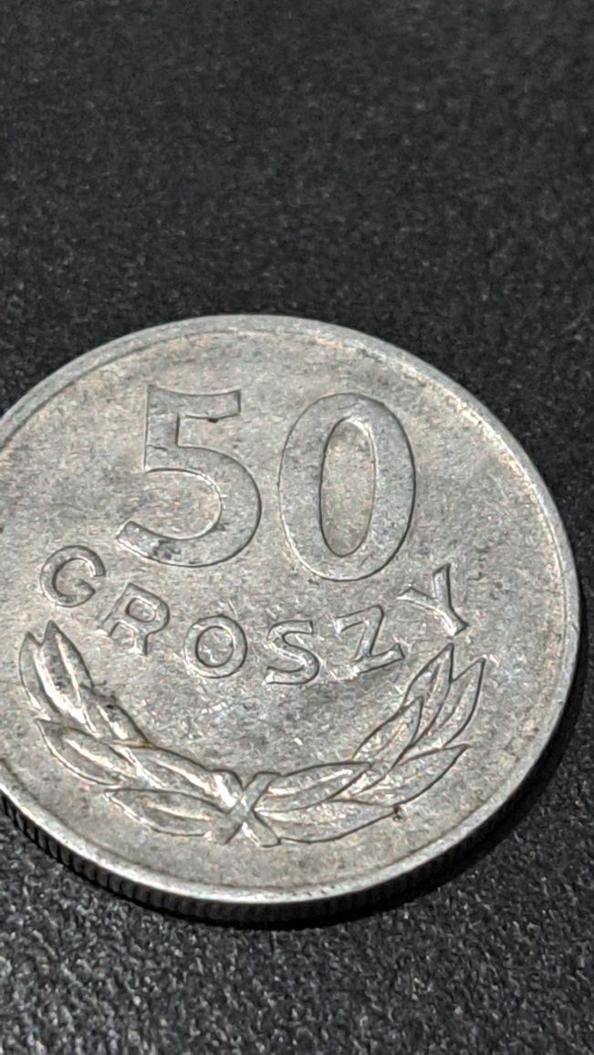 3 monety 50 groszy z 1985 roku