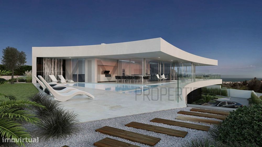 Moradias de Luxo T4 em construção com vista mar na Praia da Luz, Lagos
