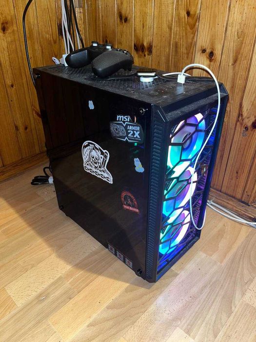 Игровая БОЙНЯ с МОНСТРОМ 7800X3D + RX580 8GB