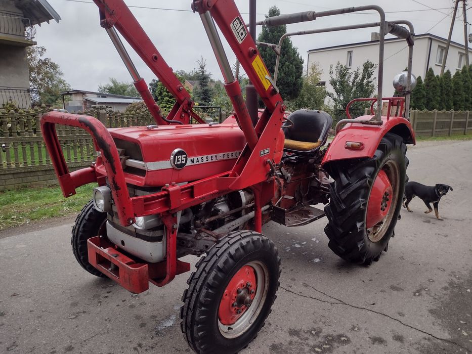 Massey Ferguson 135 z ładowaczem oryginał (mf255,3512,235,133)