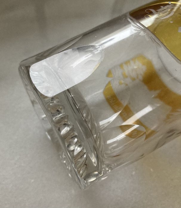 Stara szklanka z 1840 roku Zamek Książ Schloss Furstenstein antyk