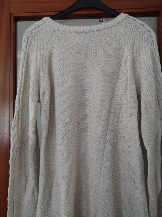 Camisola bege de algodão