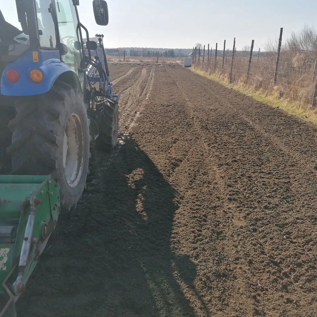 Glebogryzarka separacyjna, niwelacja terenu Śląsk